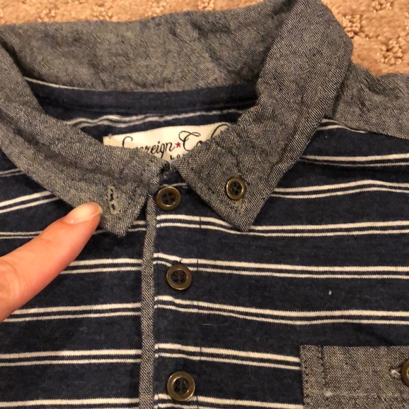 Boys Striped Collared Shirt - Picture 4 of 6